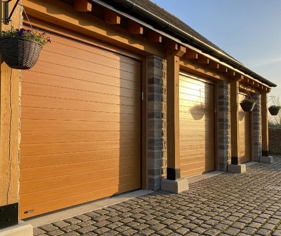Sectional garage door example