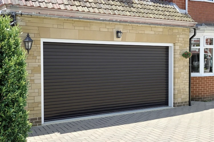 Installed garage door style example